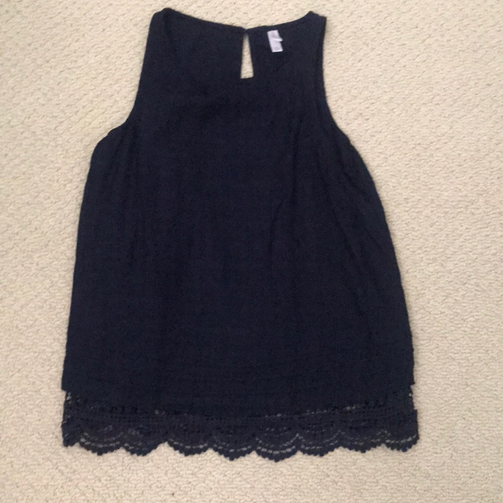 Navy Blue Tank Top